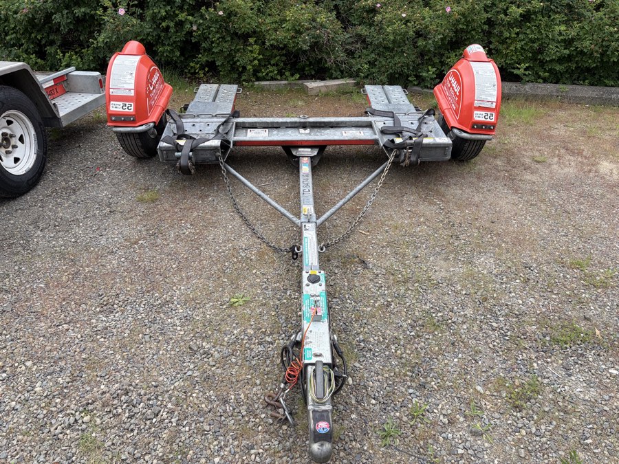 U-Haul auto transport trailer