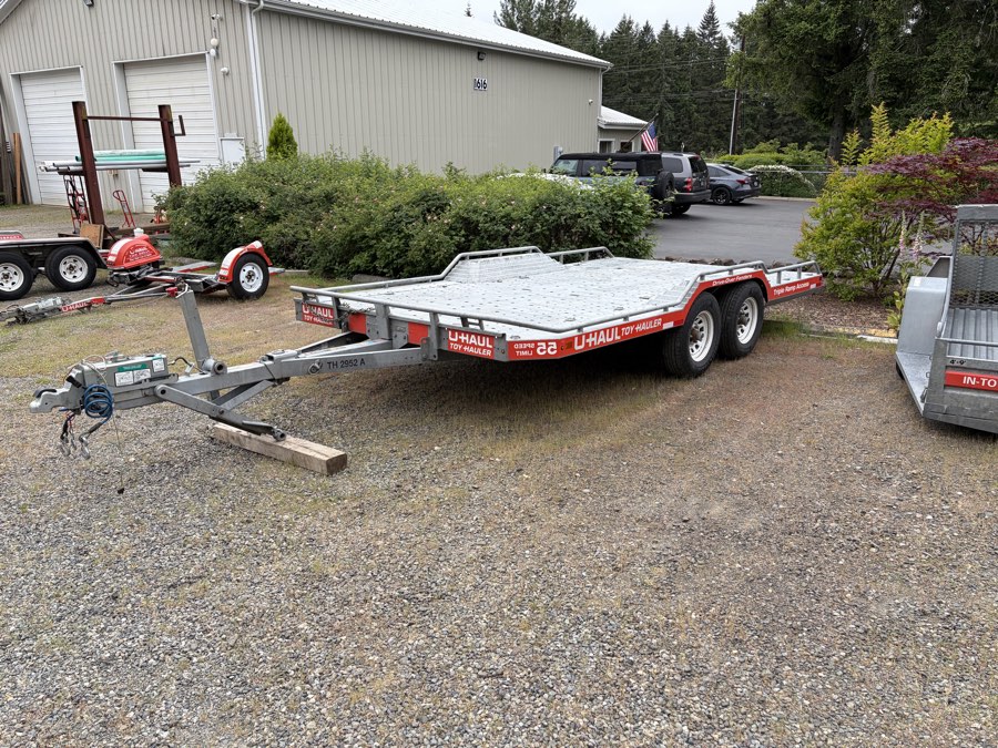 U-Haul flatbed trailer