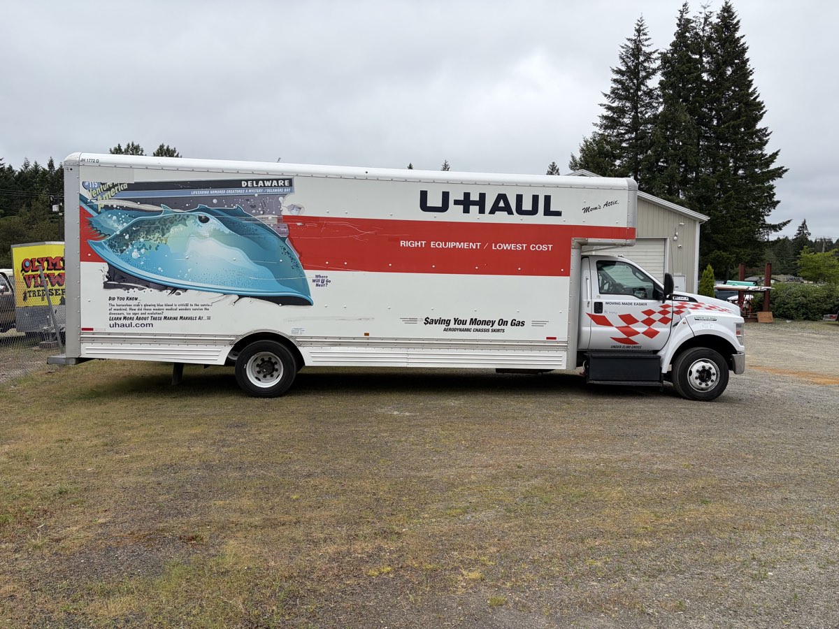 26-foot U-Haul moving truck